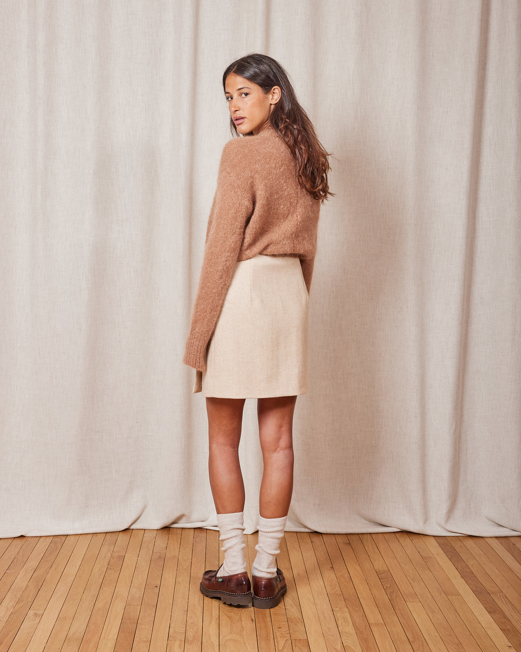 JUPE CAMILLE LANA CREAM