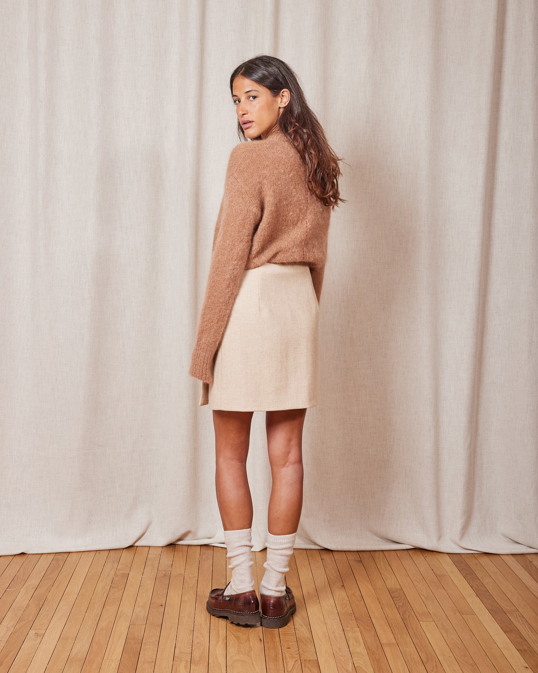 JUPE CAMILLE LANA CREAM
