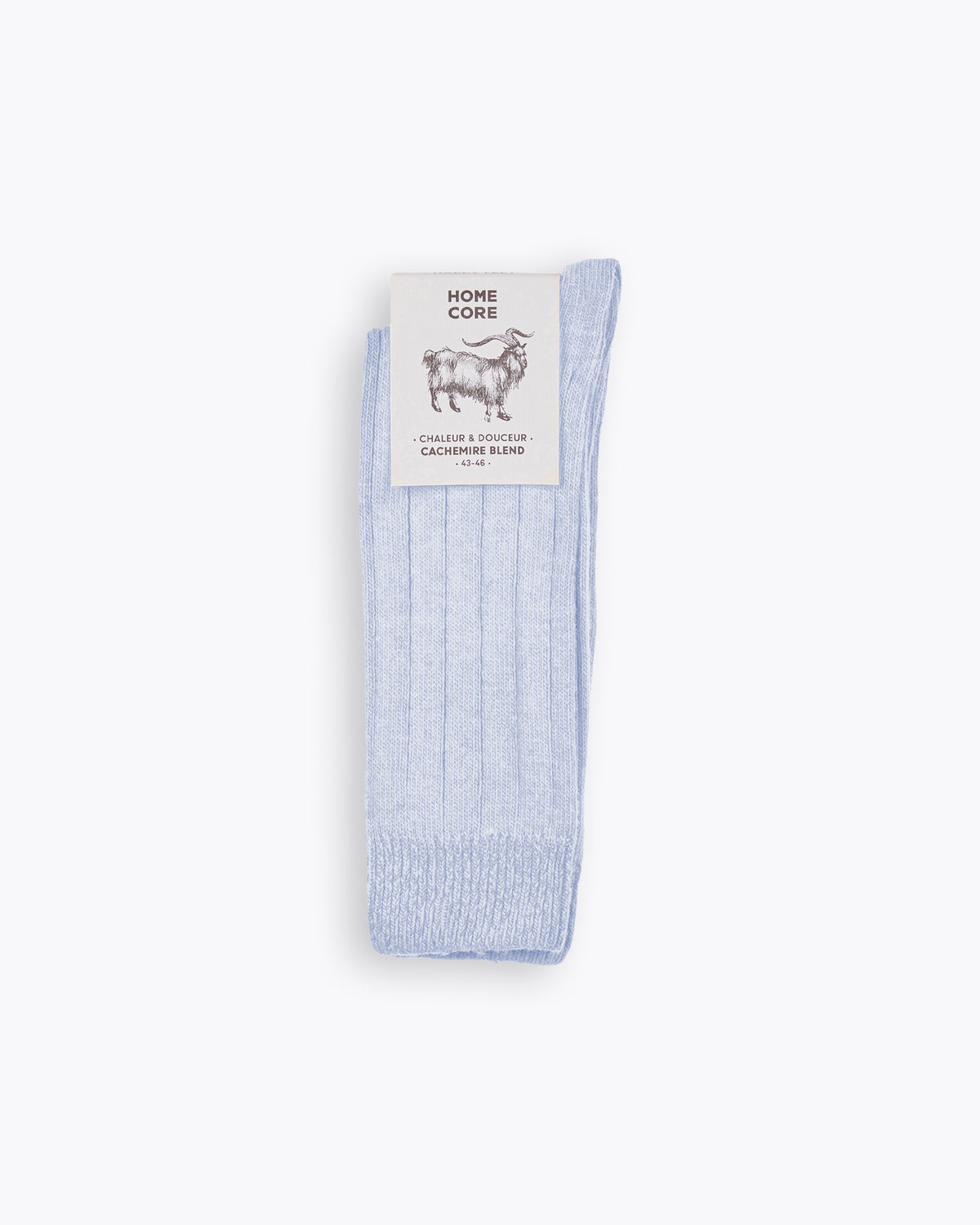 CASHMERE BLEND SOCKS PASTELS BABY BLUE