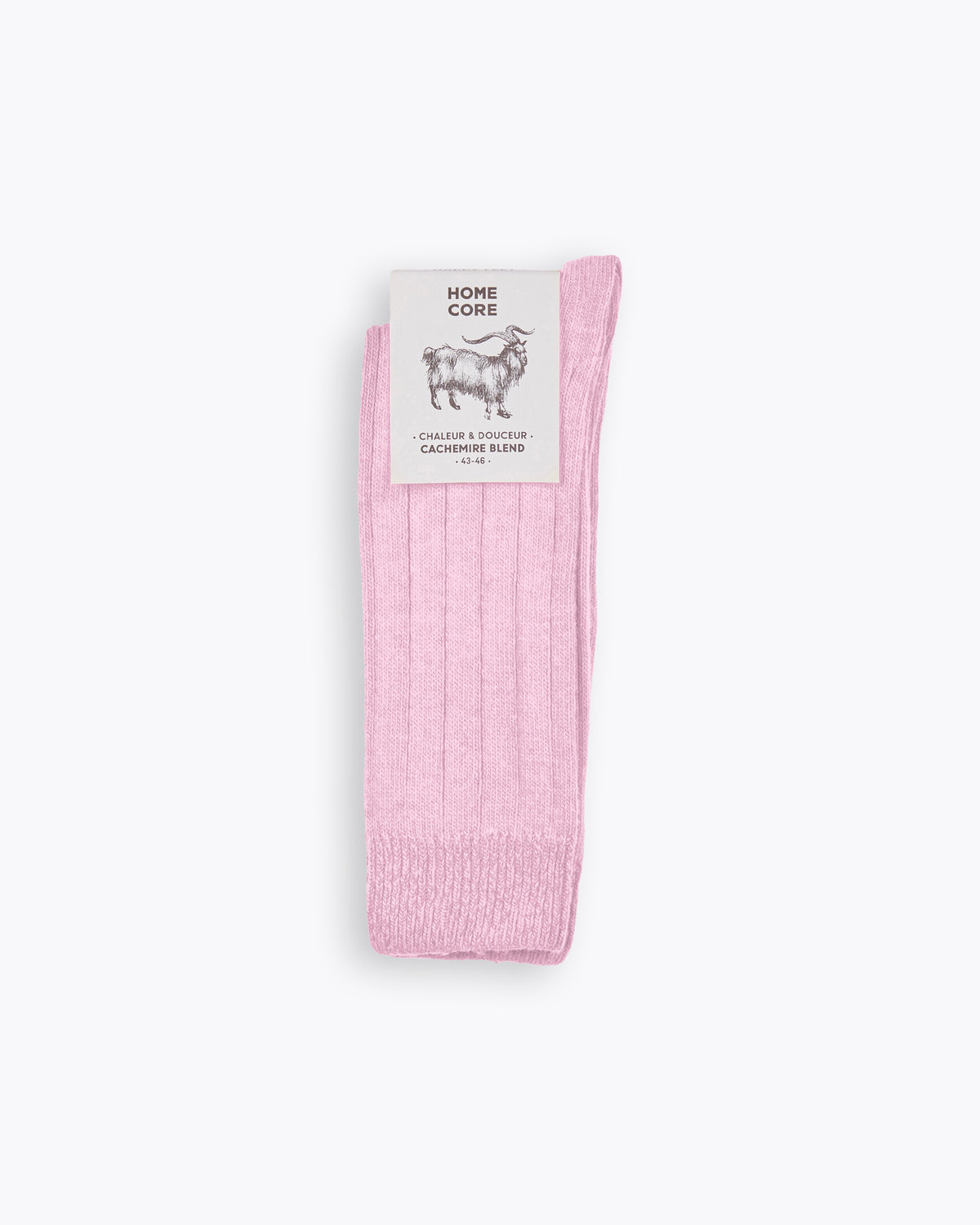 CASHMERE BLEND SOCKS PASTELS BLUSH PINK