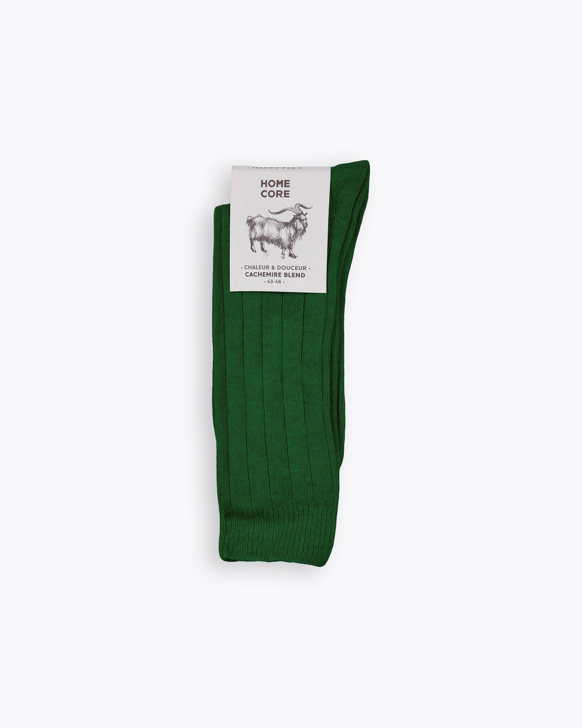 CASHMERE BLEND SOCKS PRIMARIES GREEN