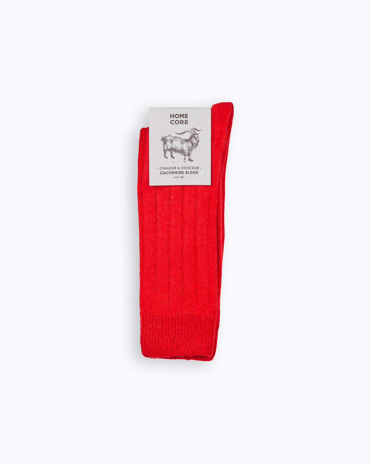 CASHMERE BLEND SOCKS PRIMARIES RED