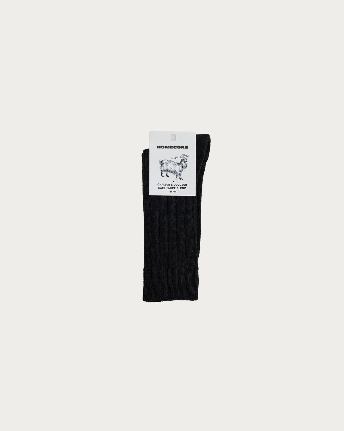 CHAUSSETTES EN CACHEMIRE  BLACK