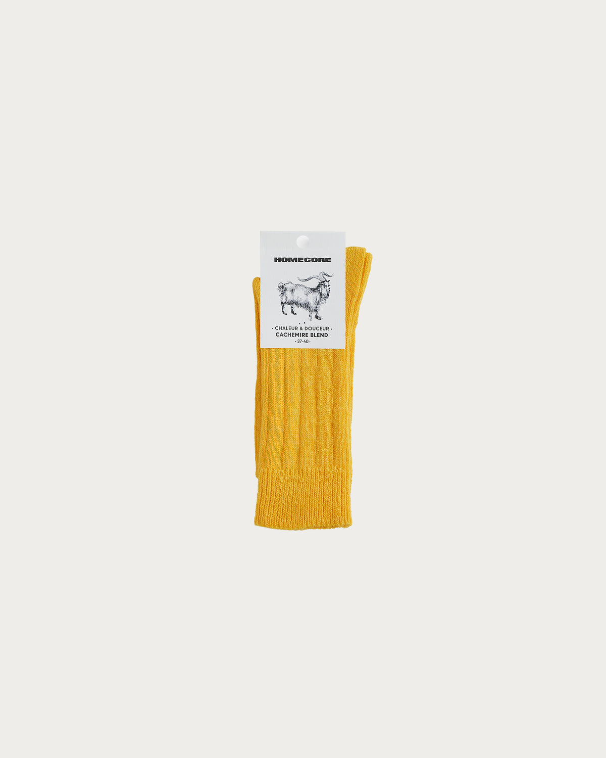 CHAUSSETTES EN CACHEMIRE YELLOW