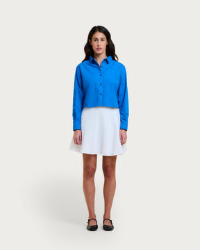 CHEMISE CELINE RIPSTOP COBALT BLUE