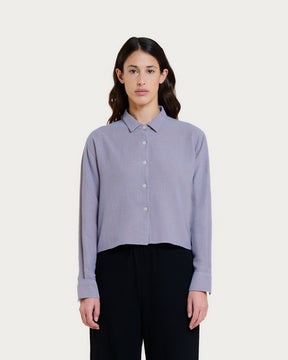 CELINE NORI BLUE/ORANGE SHIRT