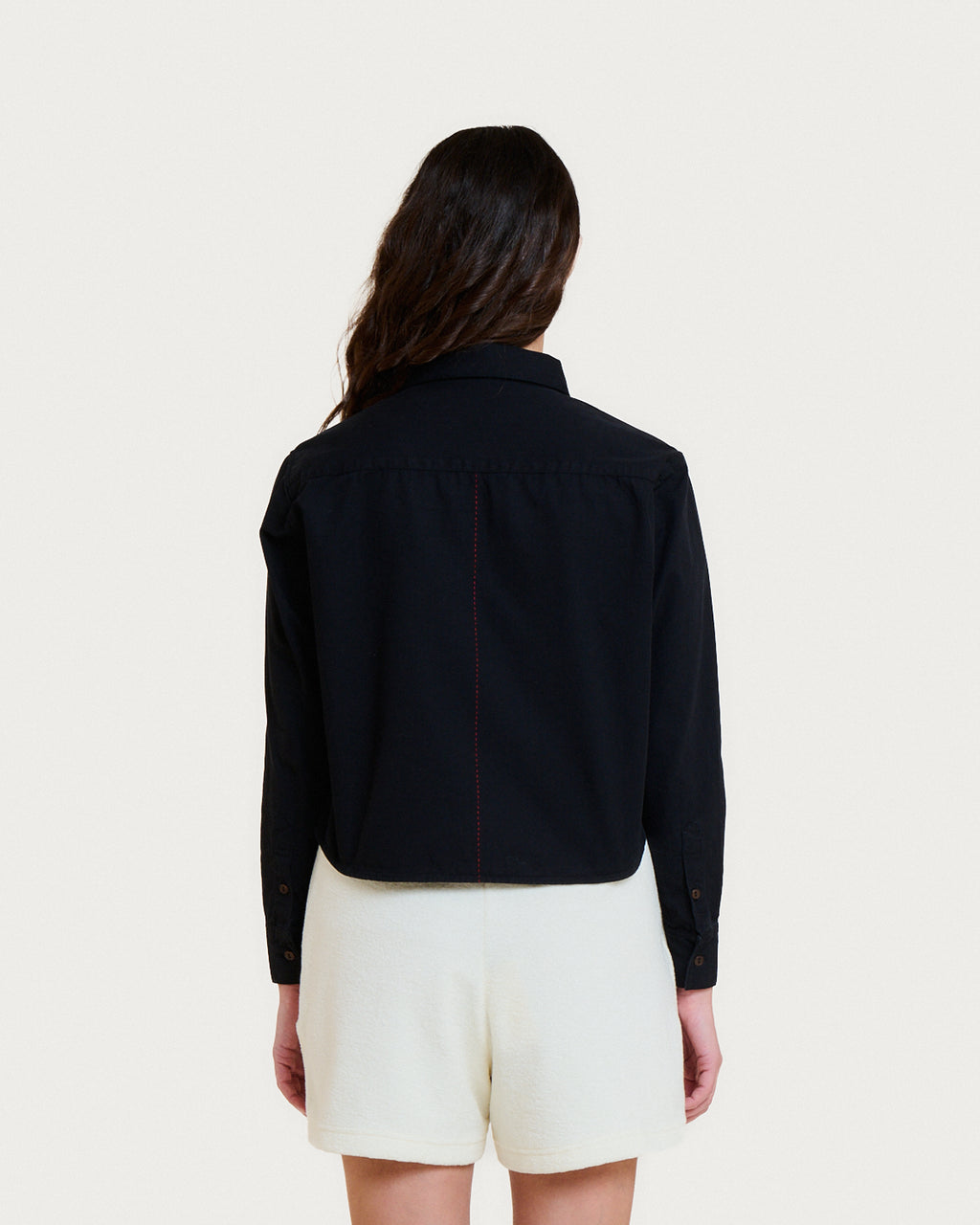 CELINE RIPSTOP BLACK SHIRT