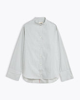 CHEMISE CHLOE BARRE ECRU-BLUE