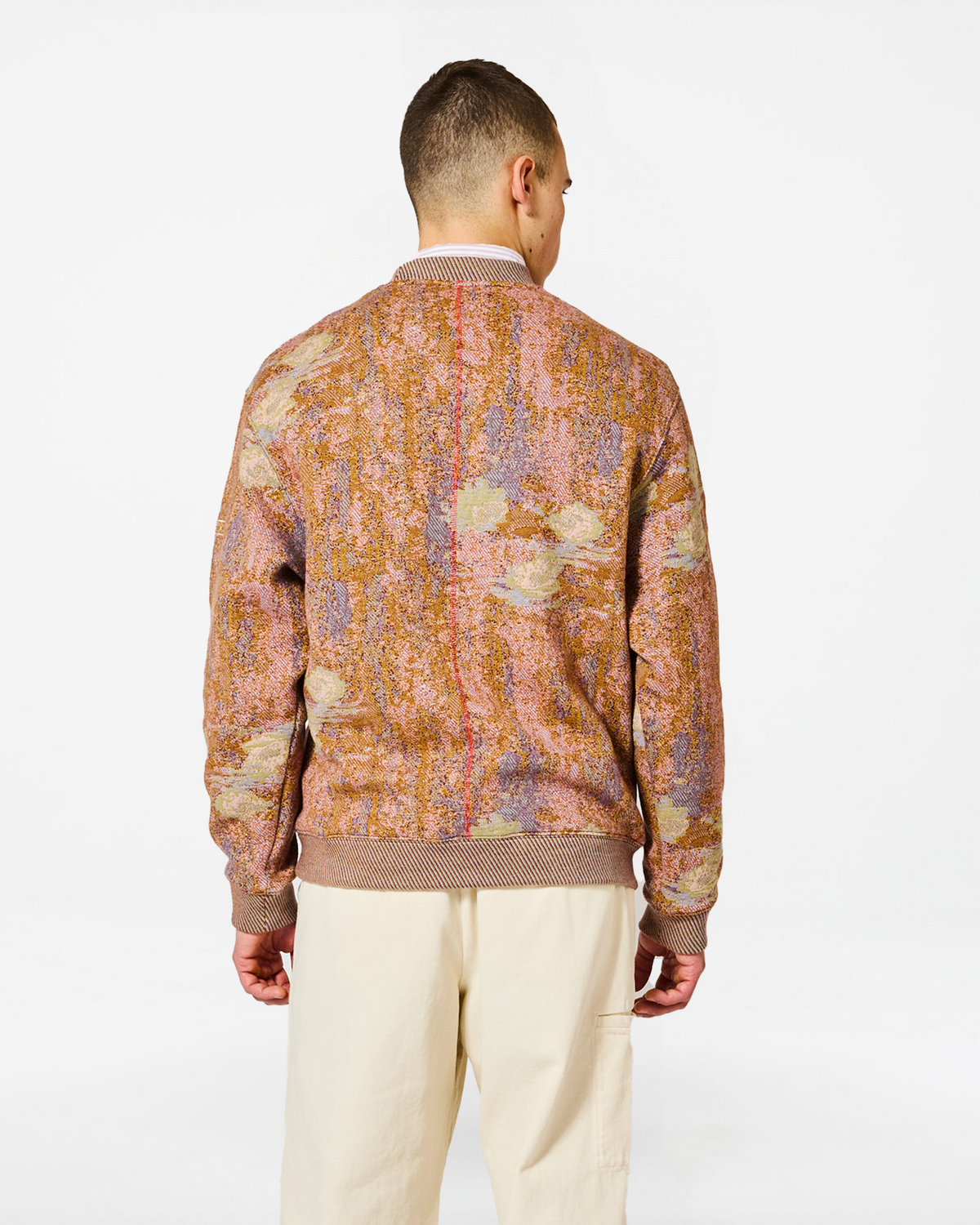 PAC NYMPHEAS MULTI-KHAKI SWEATSHIRT