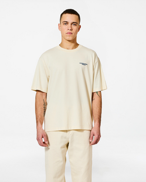 T-SHIRT PARIS 10 TEE CREAM-BLUE