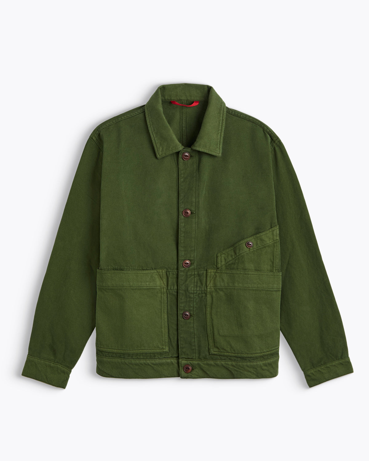 DARIO CANVAS JUST GREEN JACKET