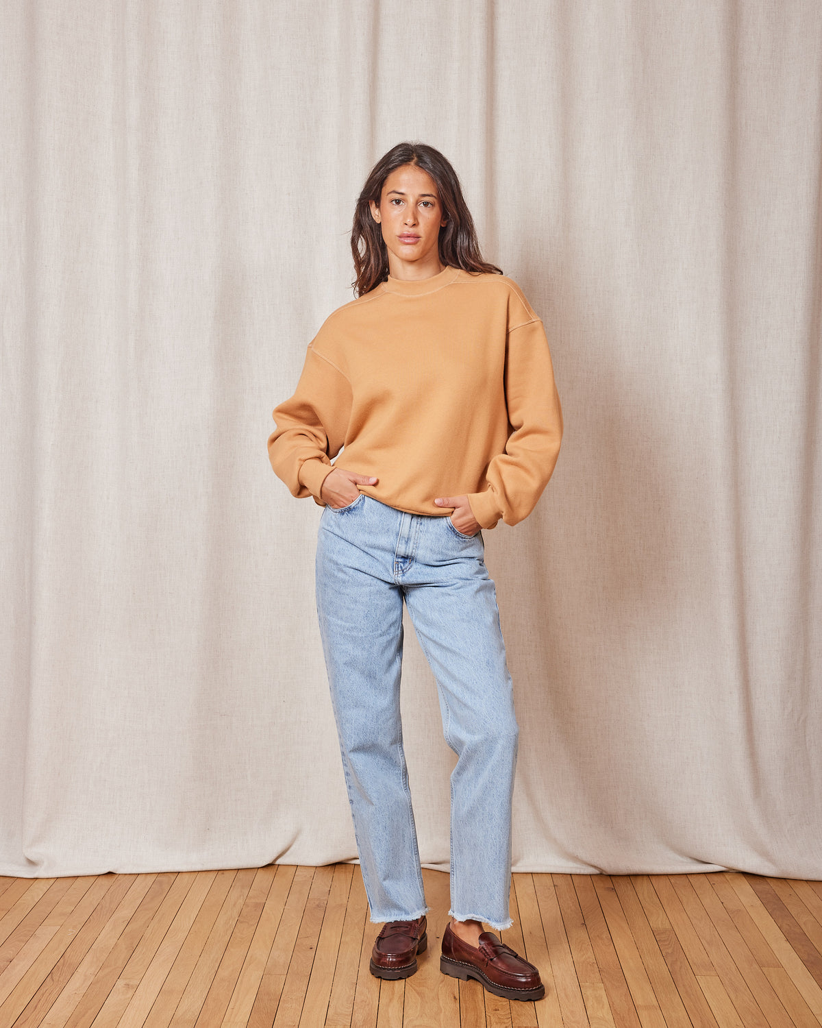 SWEATSHIRT DORA SPICY BROWN