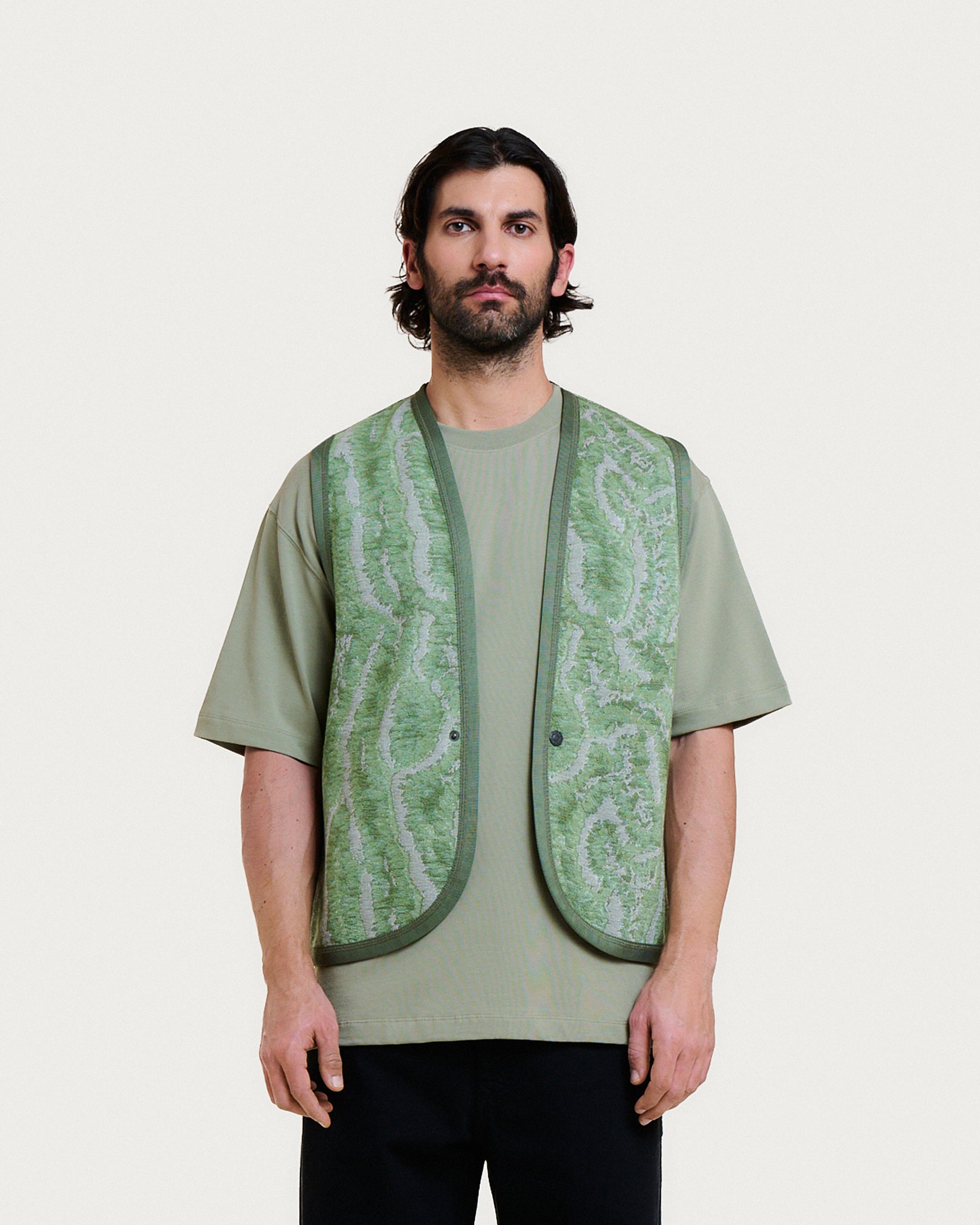 ELI CORAL GREEN MULTI JACKET