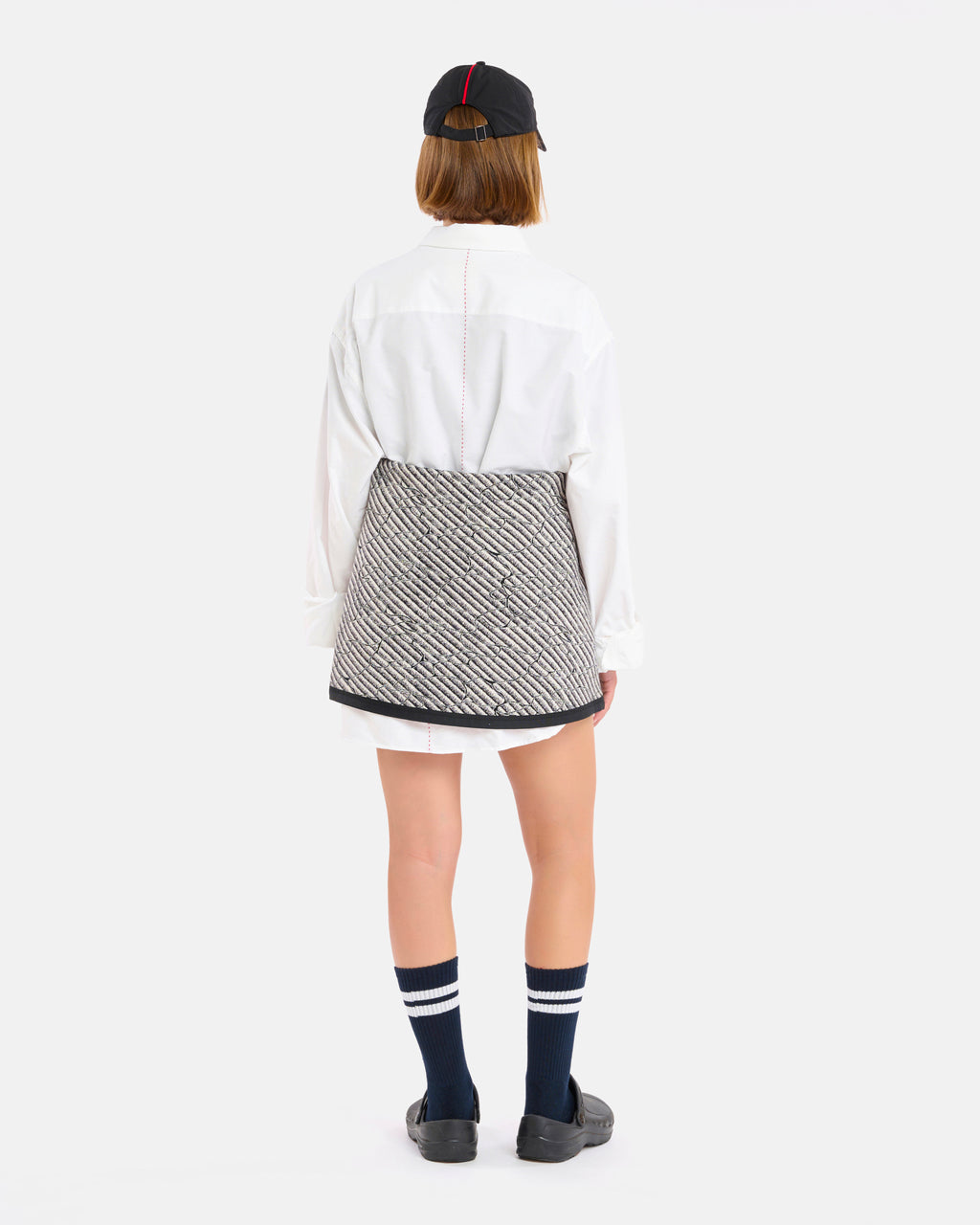 JUPE ELOISE INDUSTRIAL MULTI-GREY