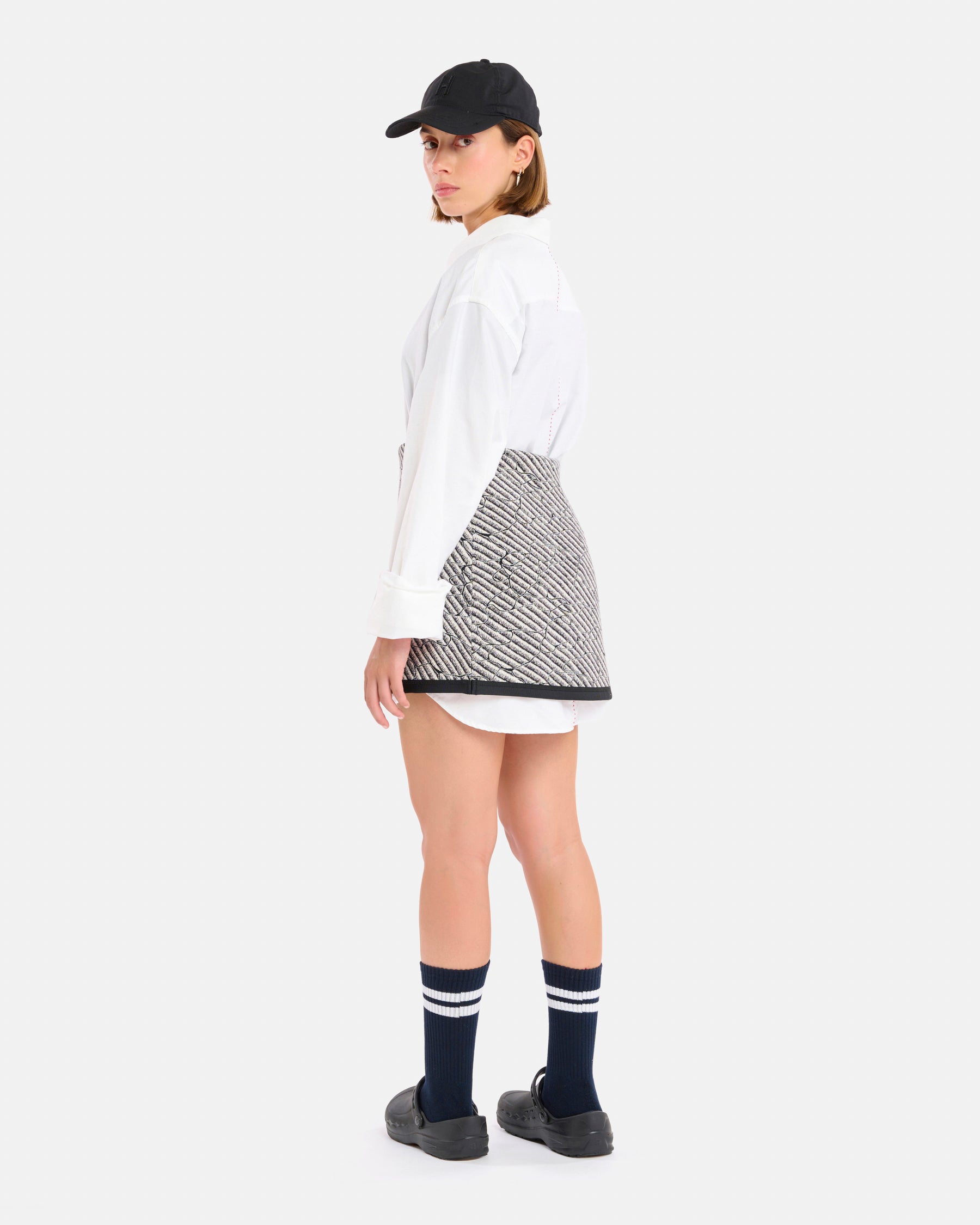 JUPE ELOISE INDUSTRIAL MULTI-GREY