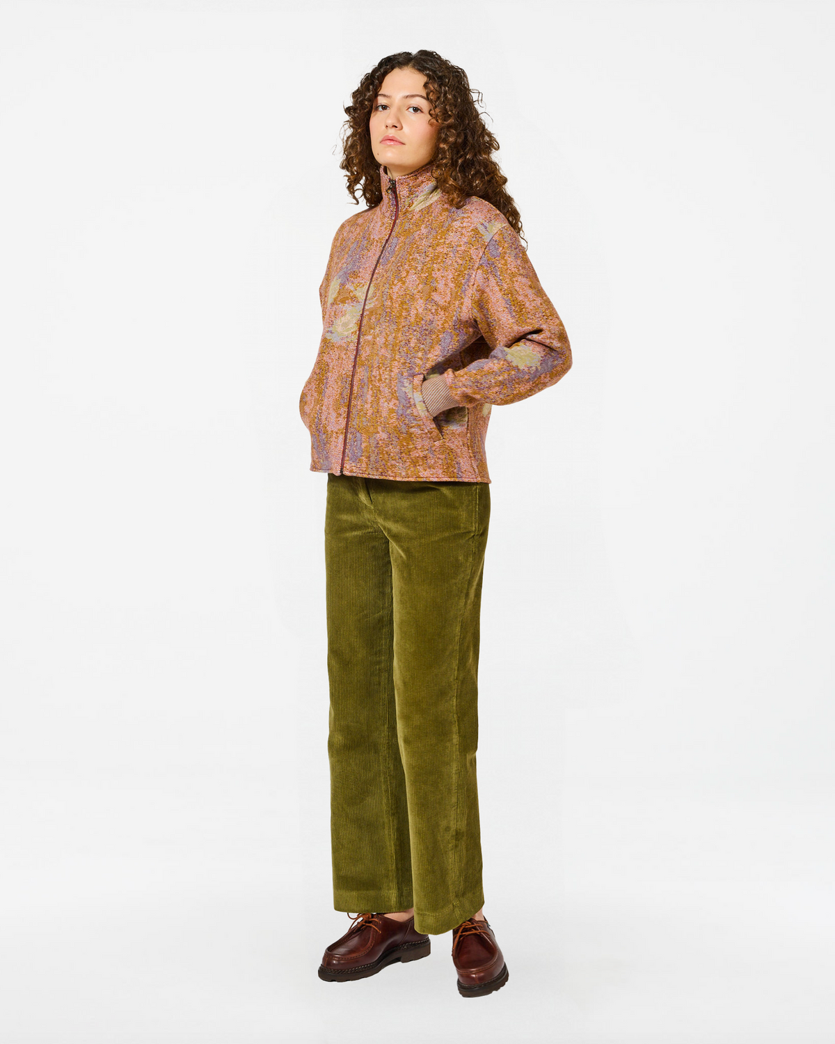 EMA NYMPHEAS JACKET MULTI-KHAKI