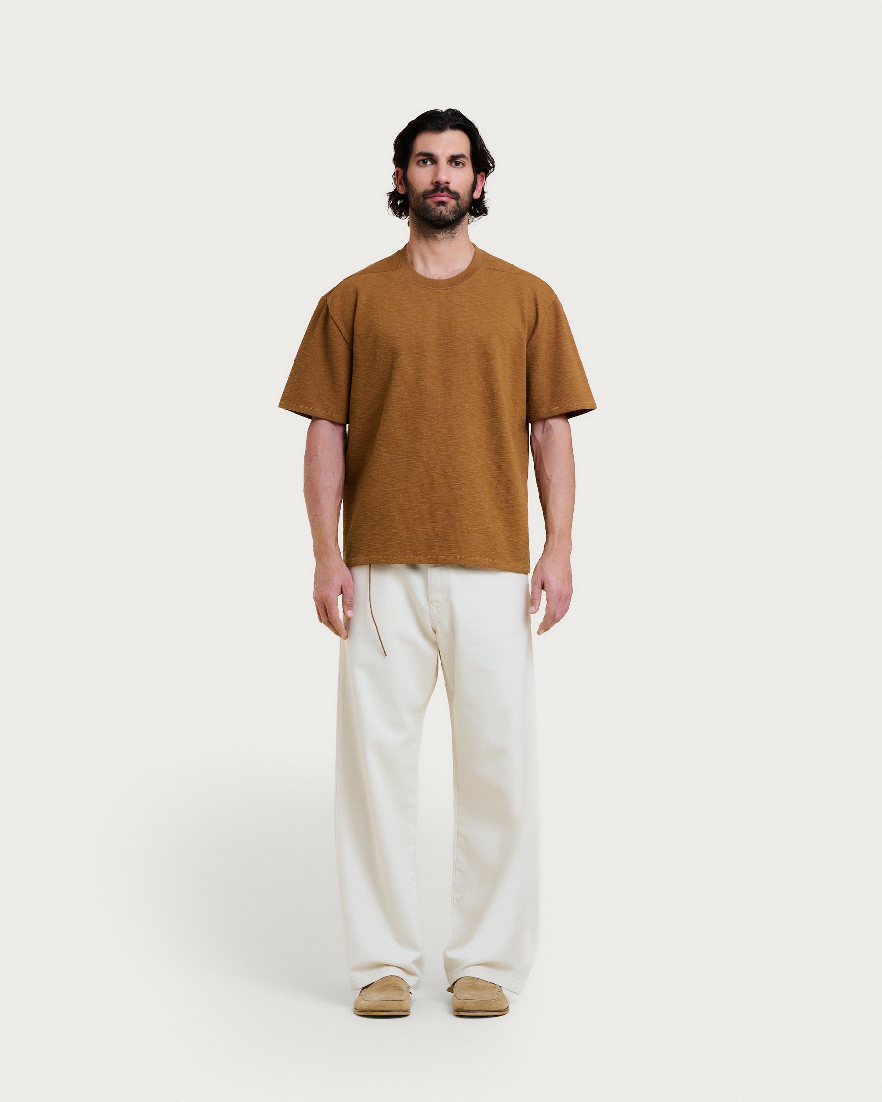 EMILIO SEED ROOT BROWN T-SHIRT