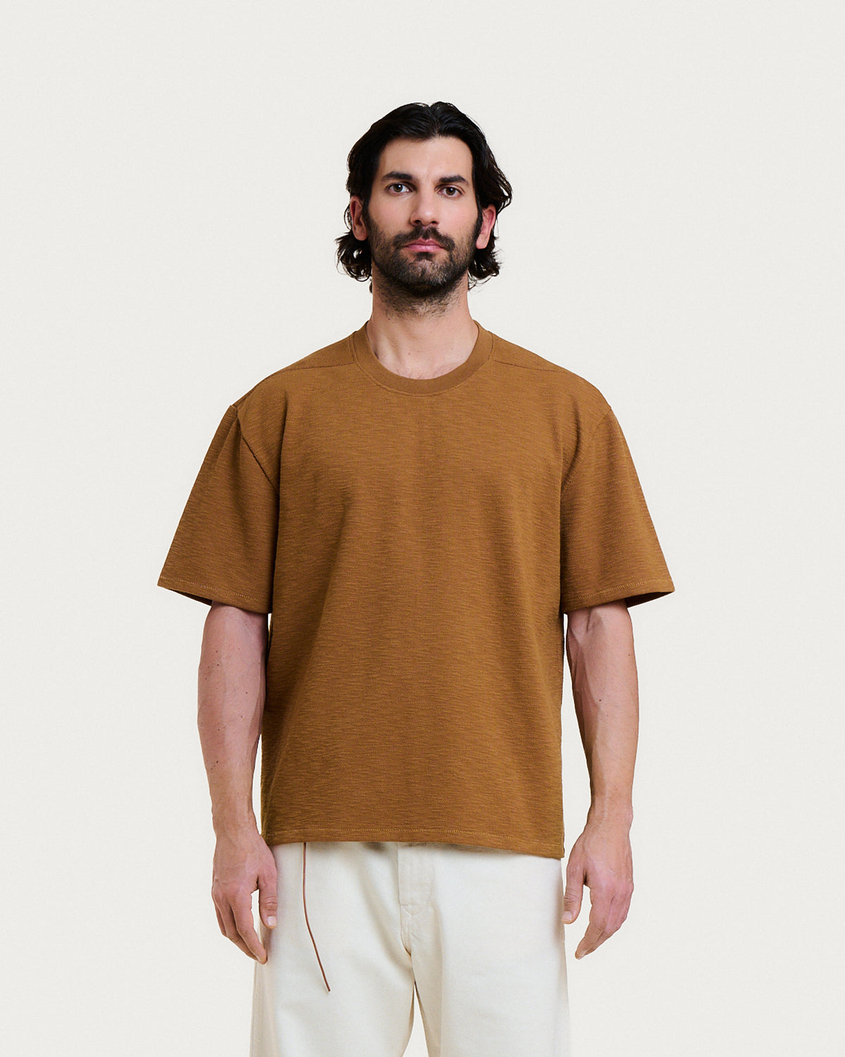 EMILIO SEED ROOT BROWN T-SHIRT