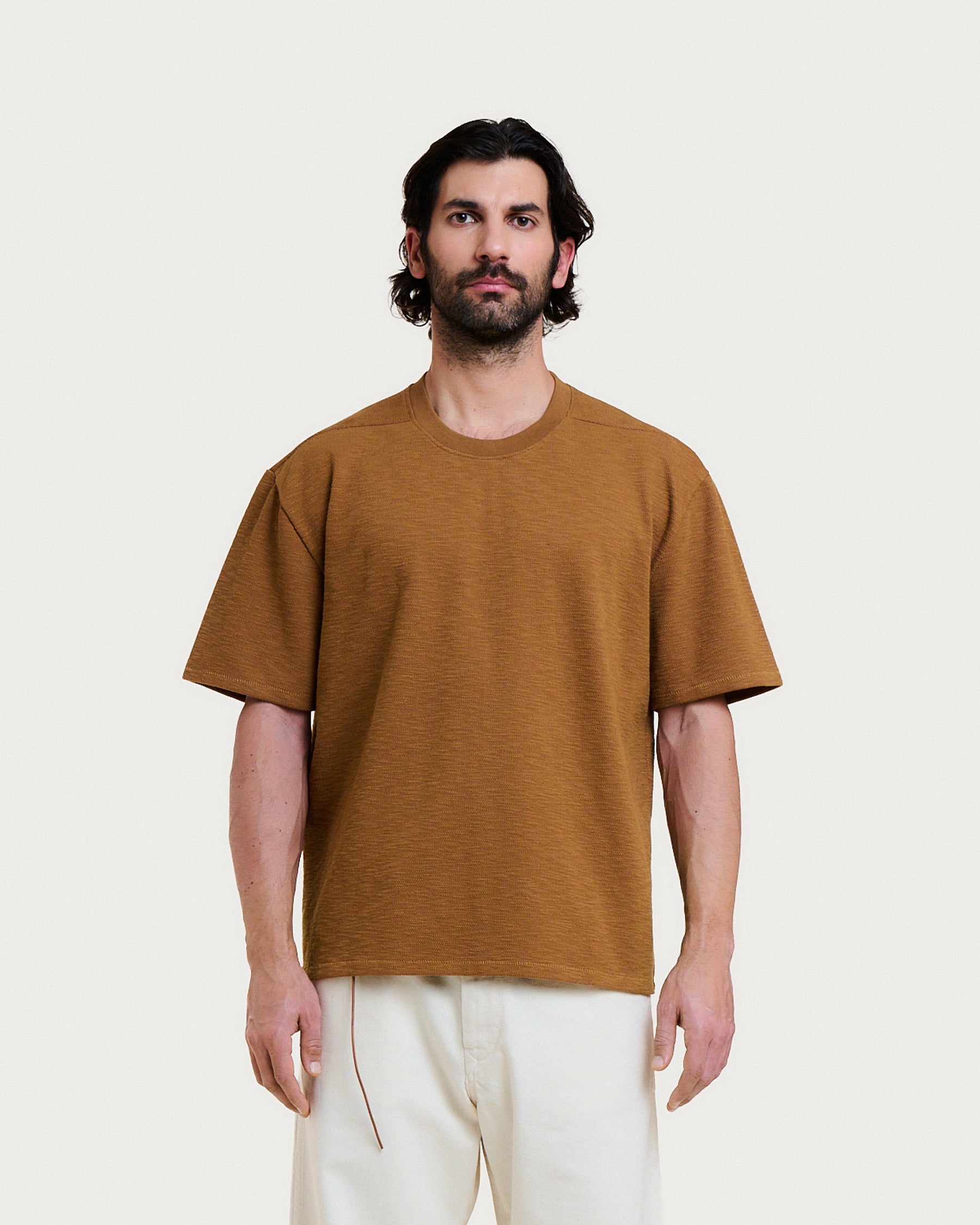 EMILIO SEED ROOT BROWN T-SHIRT