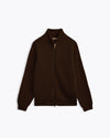CARDIGAN EWAN SHETLAND BRILLIANT BROWN
