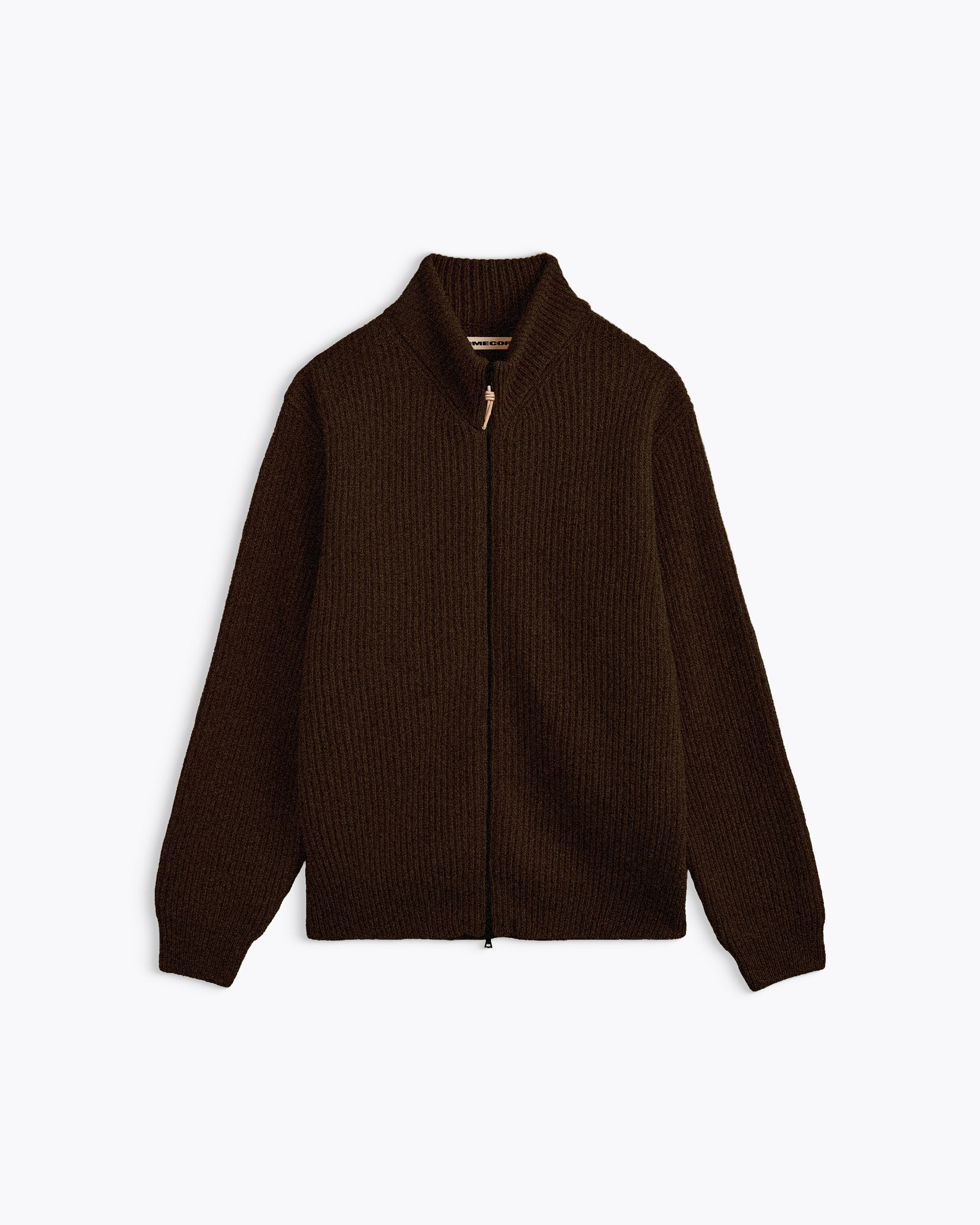 CARDIGAN EWAN SHETLAND BRILLIANT BROWN