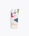 FANTASY TRIANGLES WHITE-MULTI SOCKS