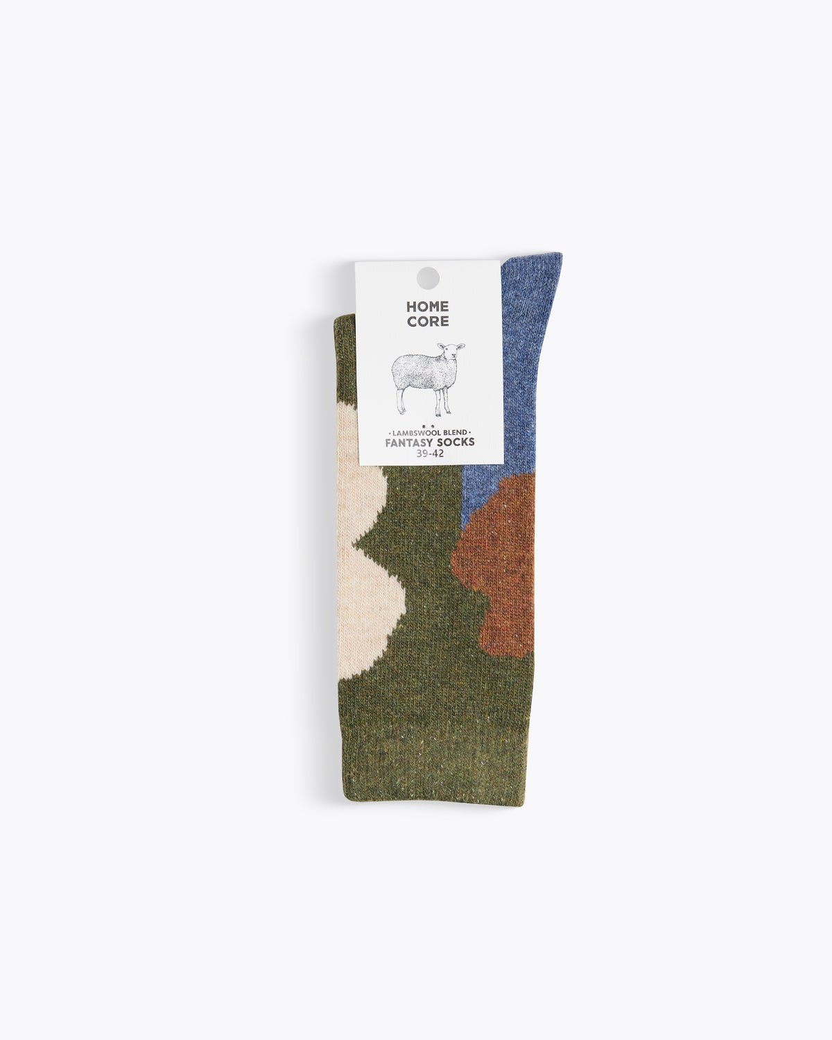 FANTASY SPOLTCHES KHAKI-MULTI SOCKS