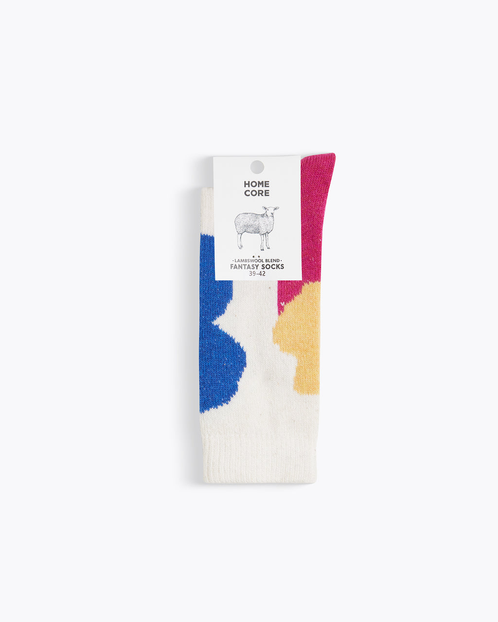 FANTASY SPOLTCHES WHITE-MULTI SOCKS