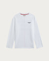 LONG SLEEVE FELI TEE WHITE