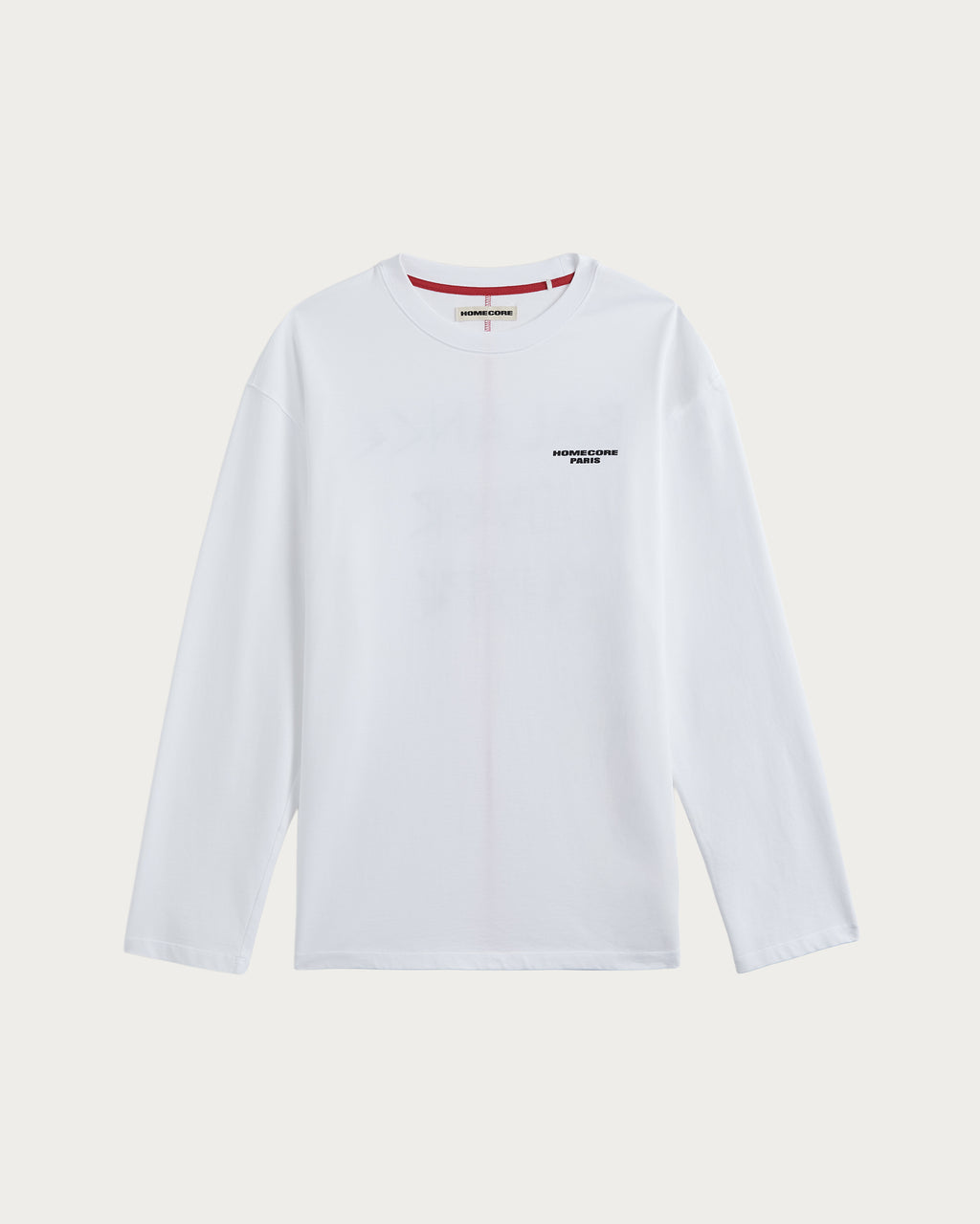 LONG SLEEVE FELI TEE WHITE
