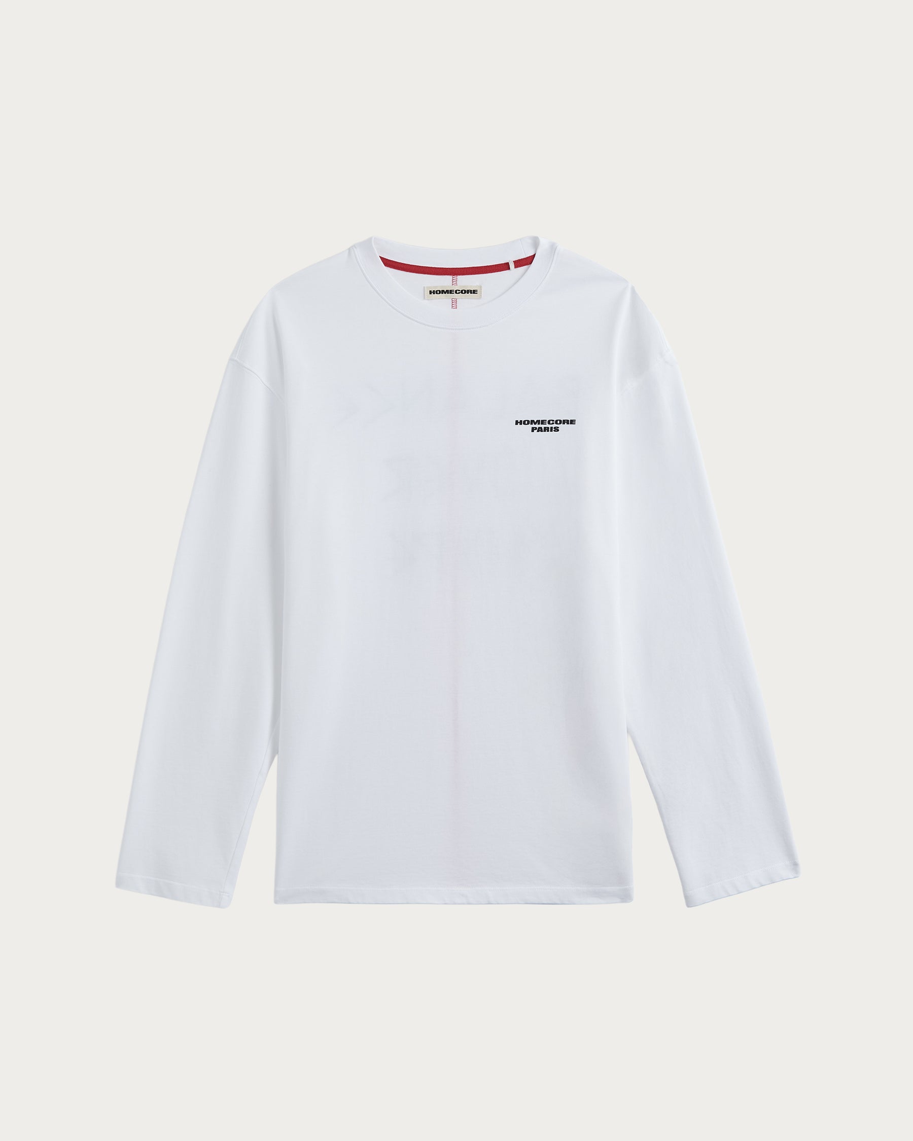 LONG SLEEVE FELI TEE WHITE