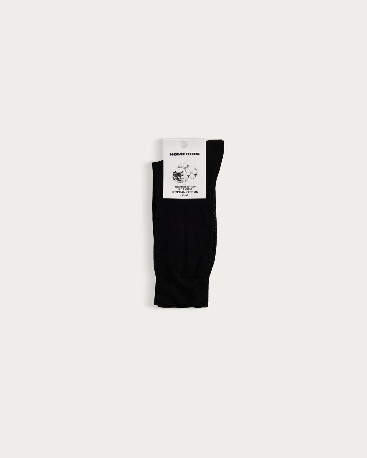 CHAUSSETTES COTON FIN BLACK