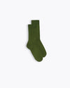 FINE COTTON KHAKI SOCKS