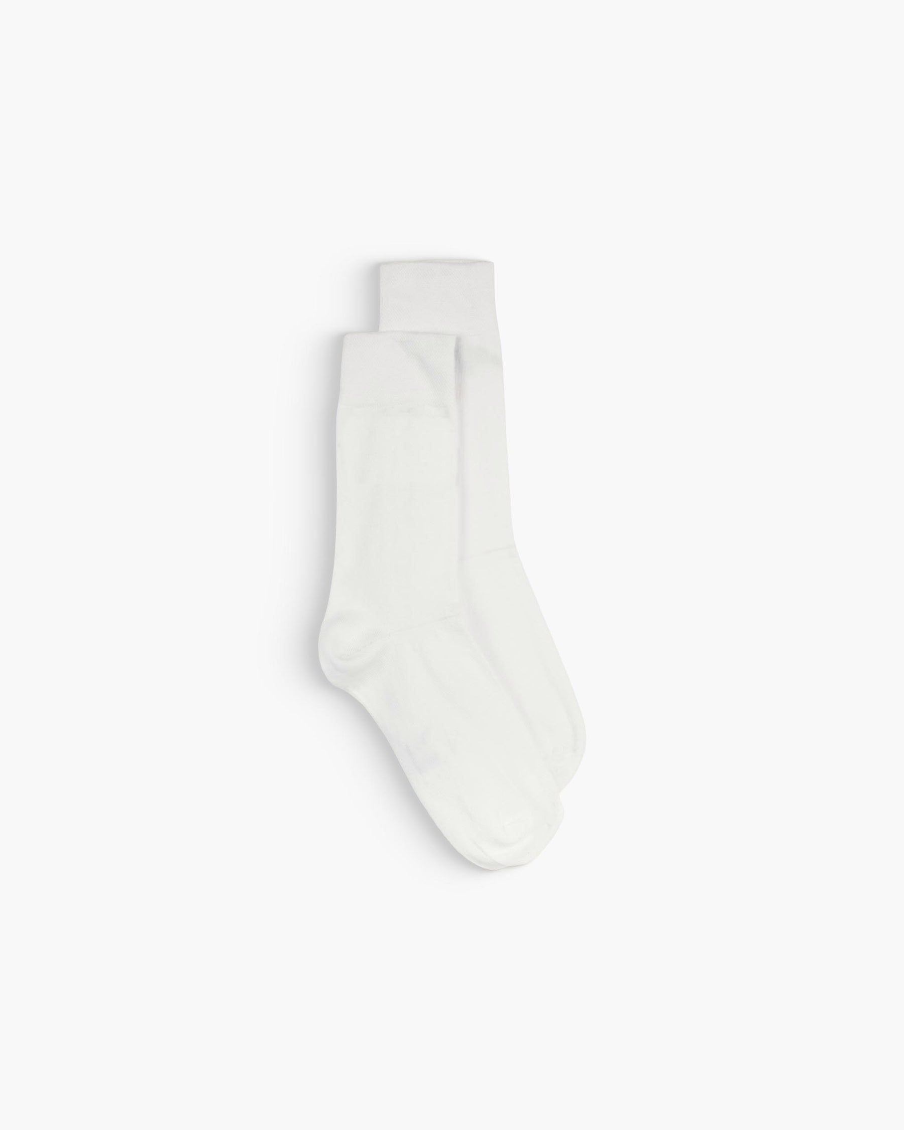 CHAUSSETTES FINE COTTON WHITE