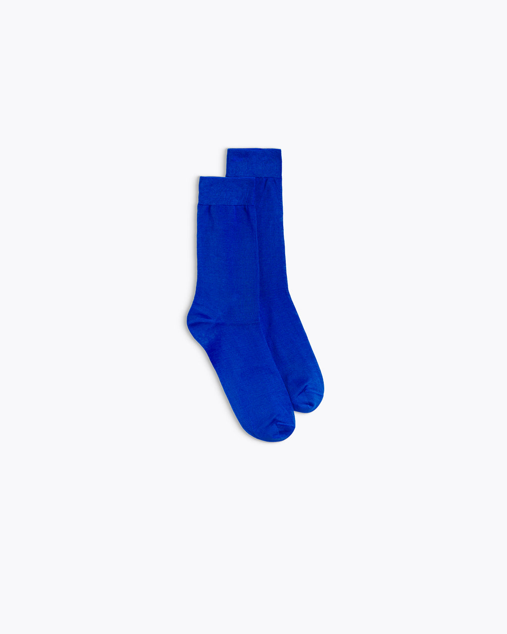 CHAUSSETTES FINE COTTON BLUE