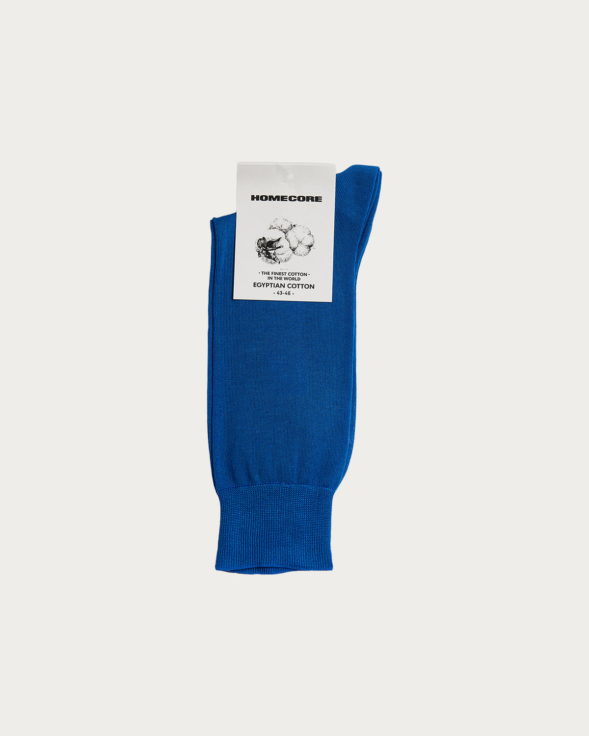 CHAUSSETTES COTON FIN COBALT BLUE
