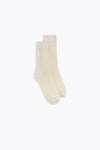 Fine Cotton Socks Cream