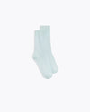 FINE COTTON PASTEL BLUE SOCKS