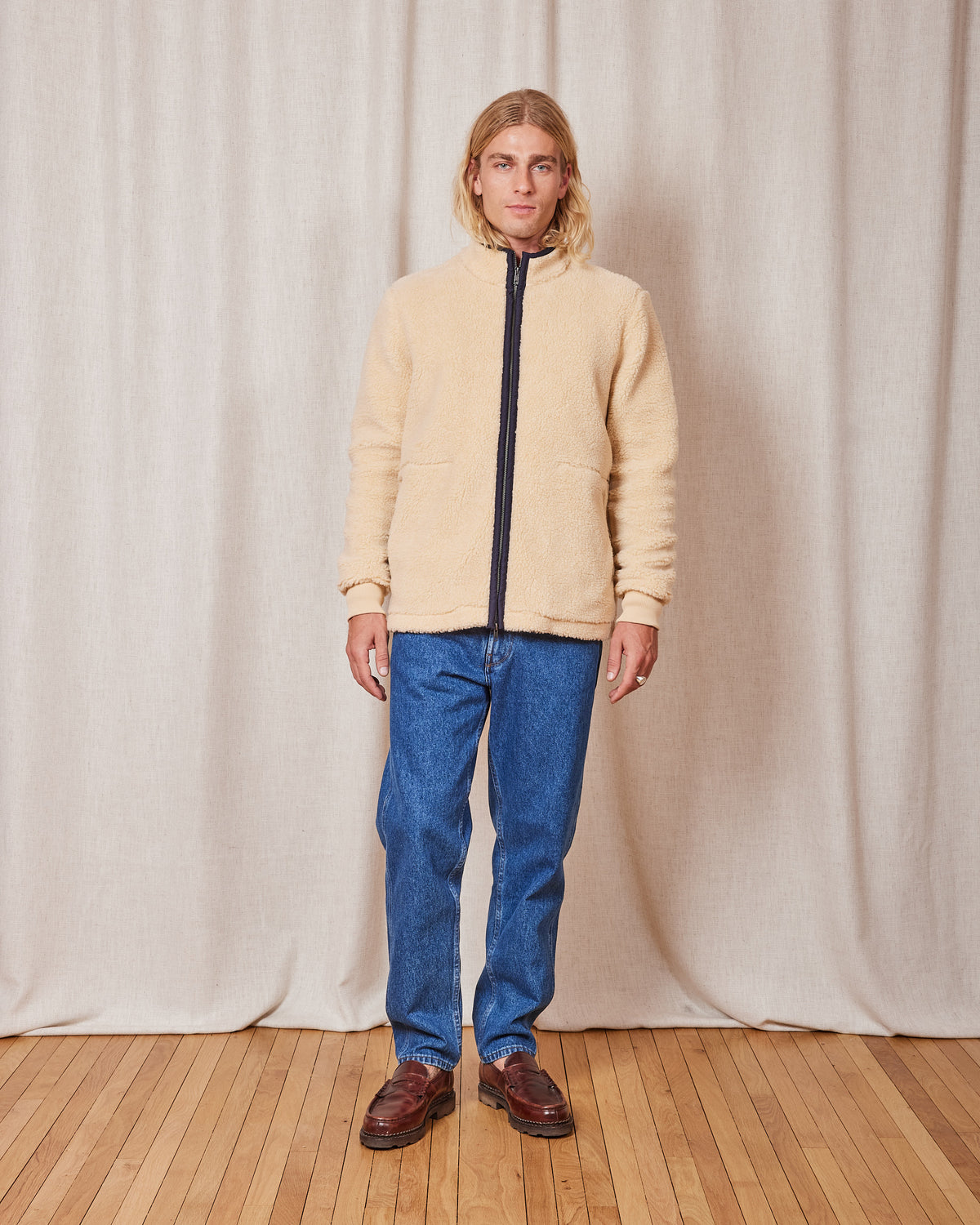 FLY FUR CREAM JACKET