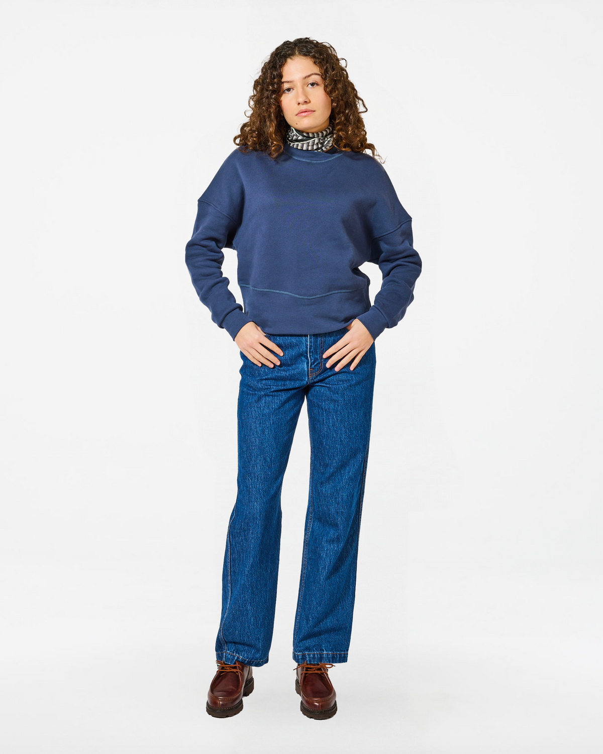 SWEATSHIRT FRAN FADED NAVY