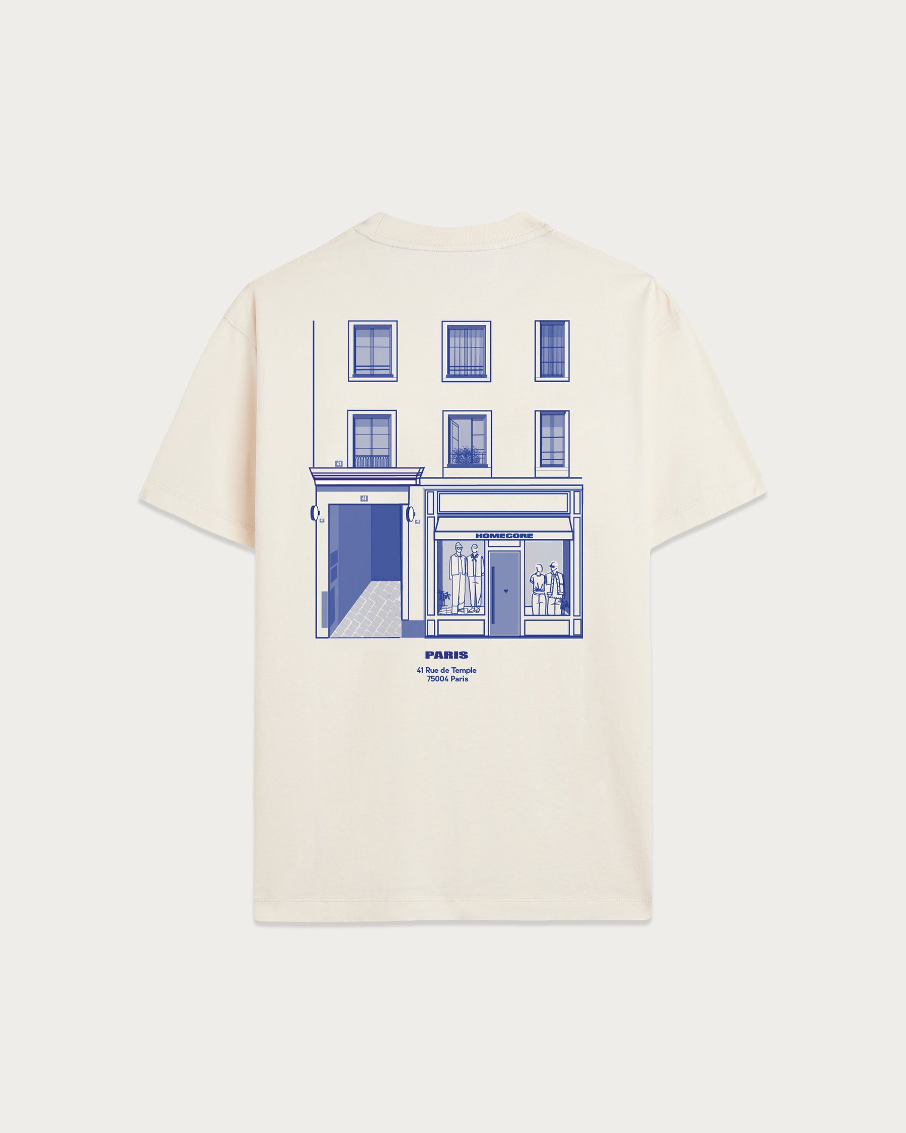 T-SHIRT PARIS 4 TEE CREAM