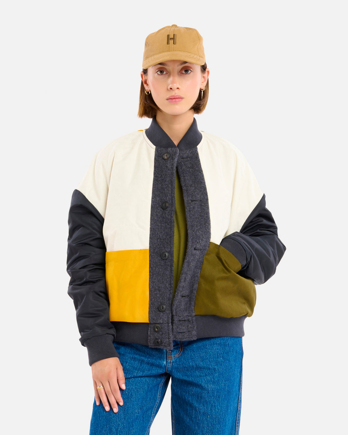 VESTE GAMMA WOOLLY ANTHRACITE-GREY