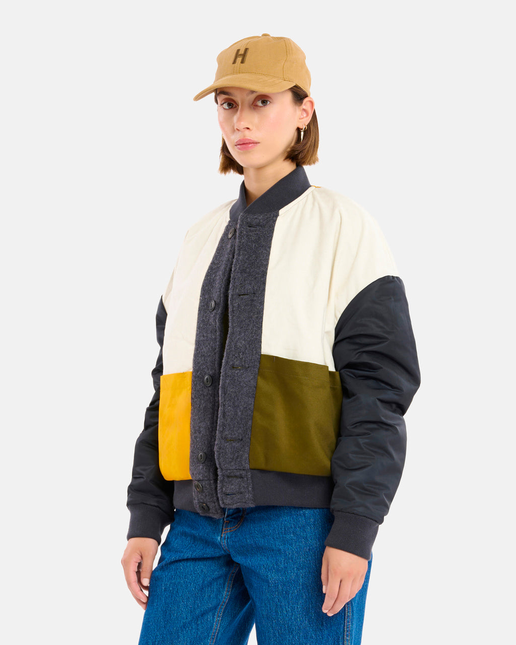 VESTE GAMMA WOOLLY ANTHRACITE-GREY