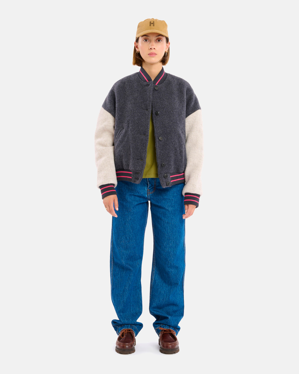 VESTE GAMMA WOOLLY ANTHRACITE-GREY