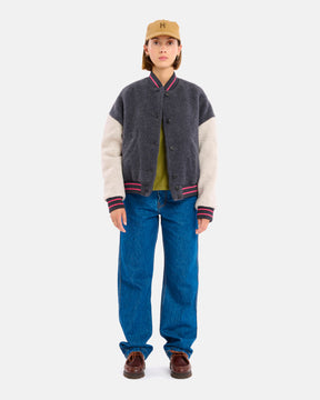 VESTE GAMMA WOOLLY ANTHRACITE-GREY