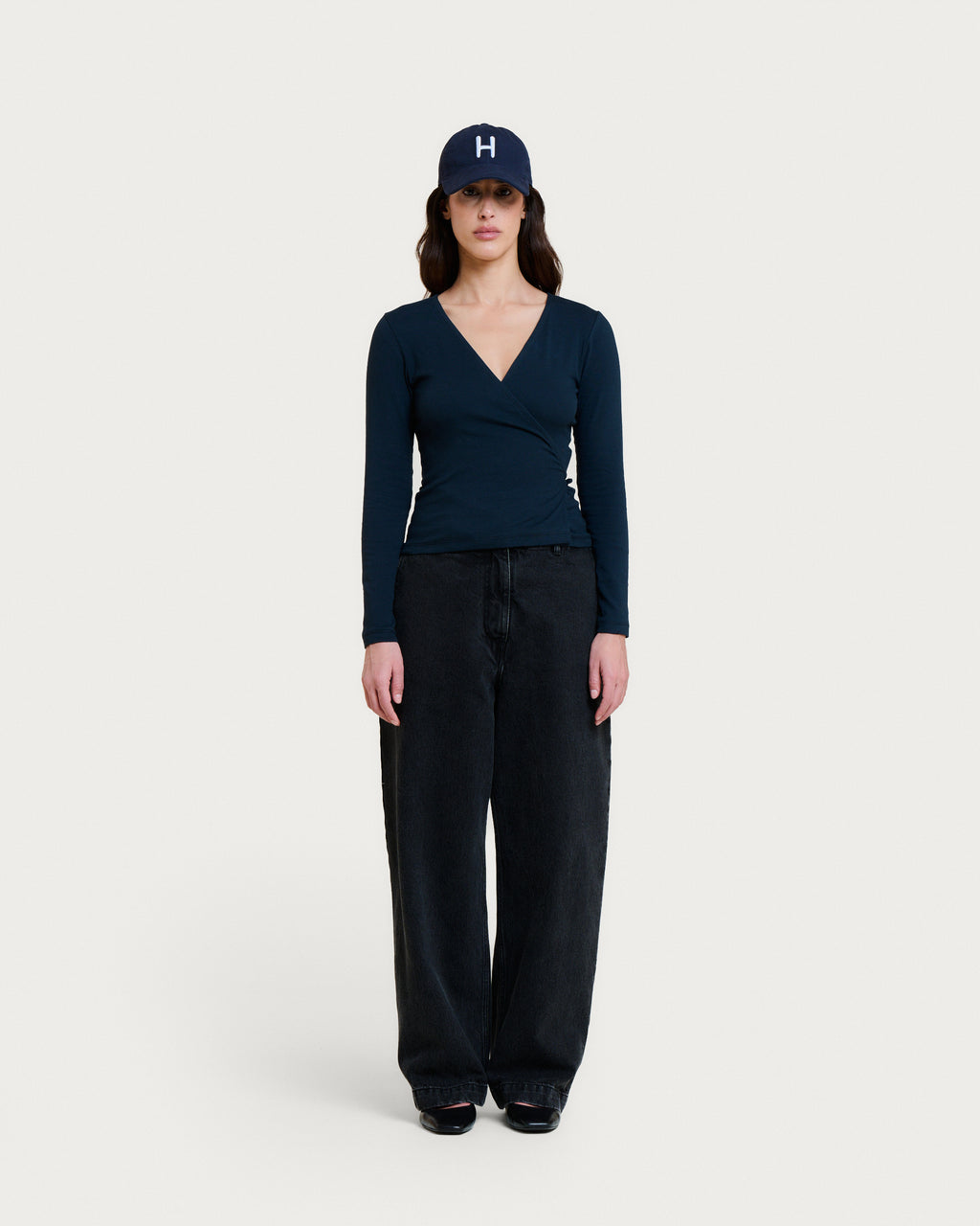 TOP GIOVANA LIGHT NAVY