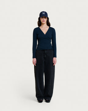 TOP GIOVANA LIGHT NAVY