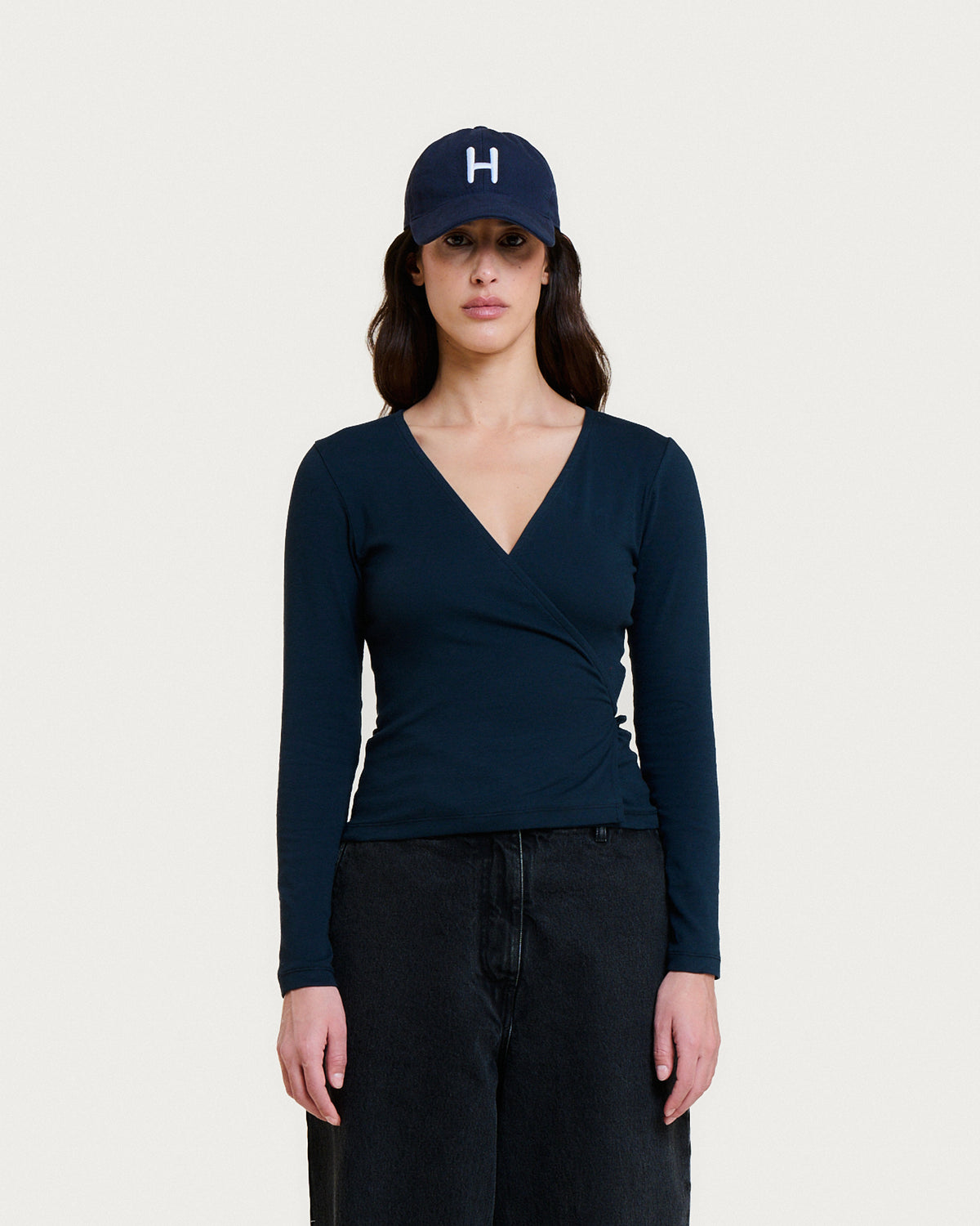 TOP GIOVANA LIGHT NAVY