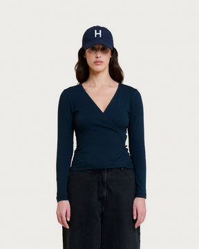 TOP GIOVANA LIGHT NAVY