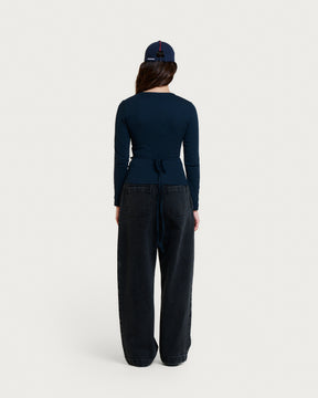 TOP GIOVANA LIGHT NAVY